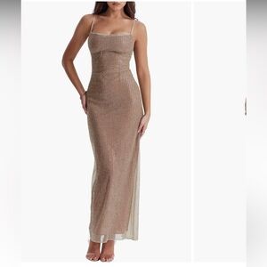 House of CB Alondra Beaded Cocktail dress